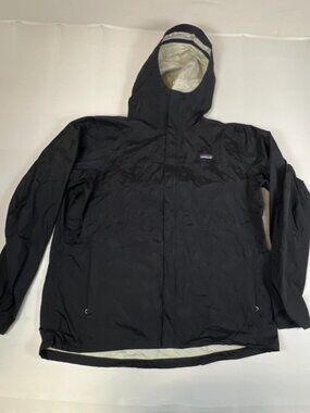 Patagonia Men XXL Black Torrentshell H2No Rain Jacket Hooded Waterproof Ripstop